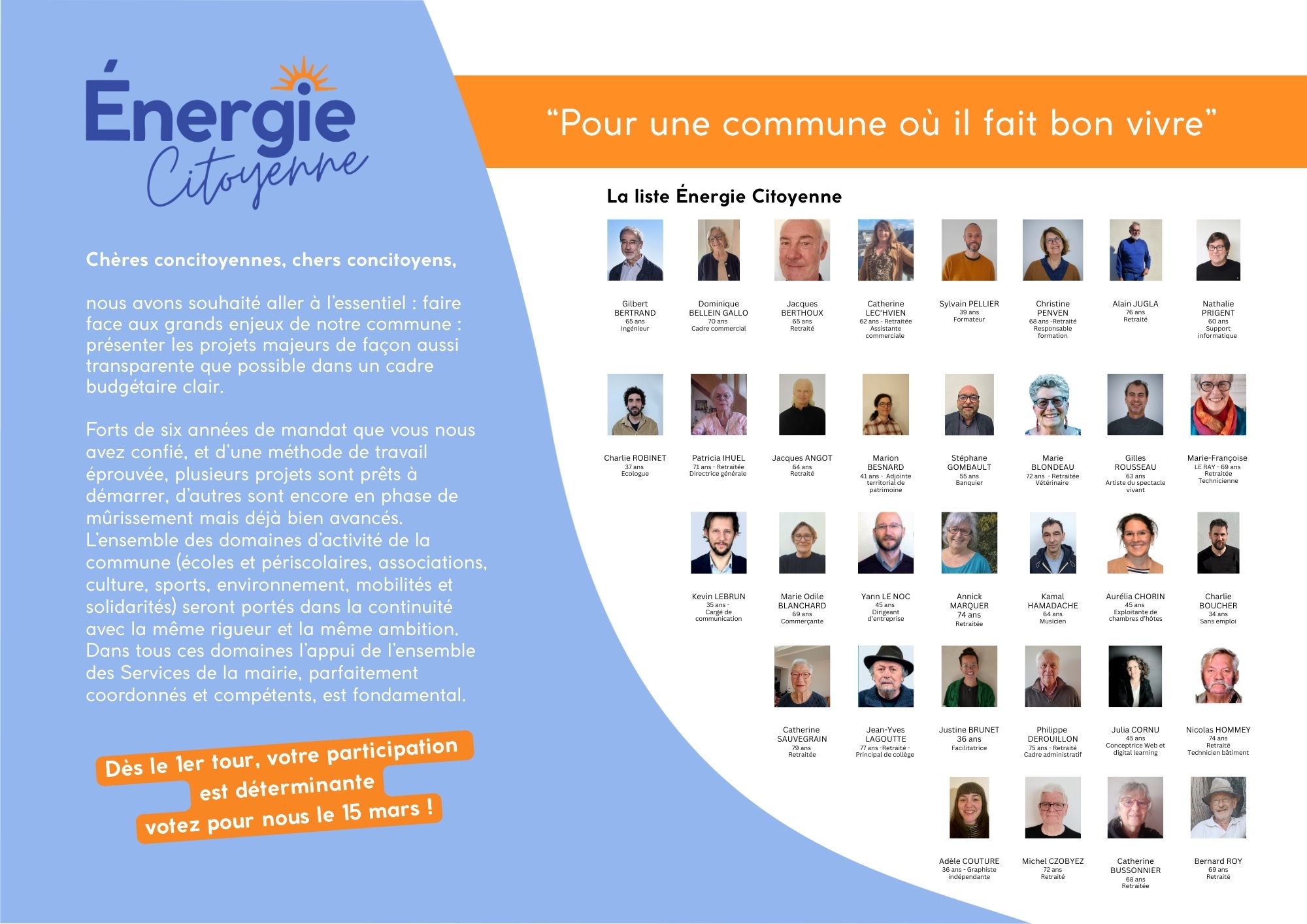 Profession de foi — page 1